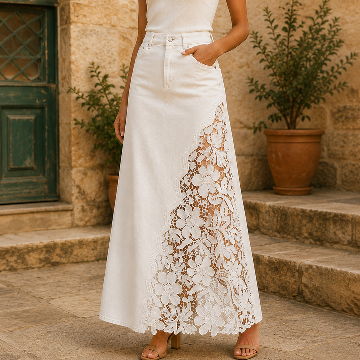 Millicent floral lace maxi skirt – image 5