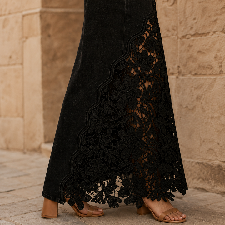 Millicent floral lace maxi skirt – image 13