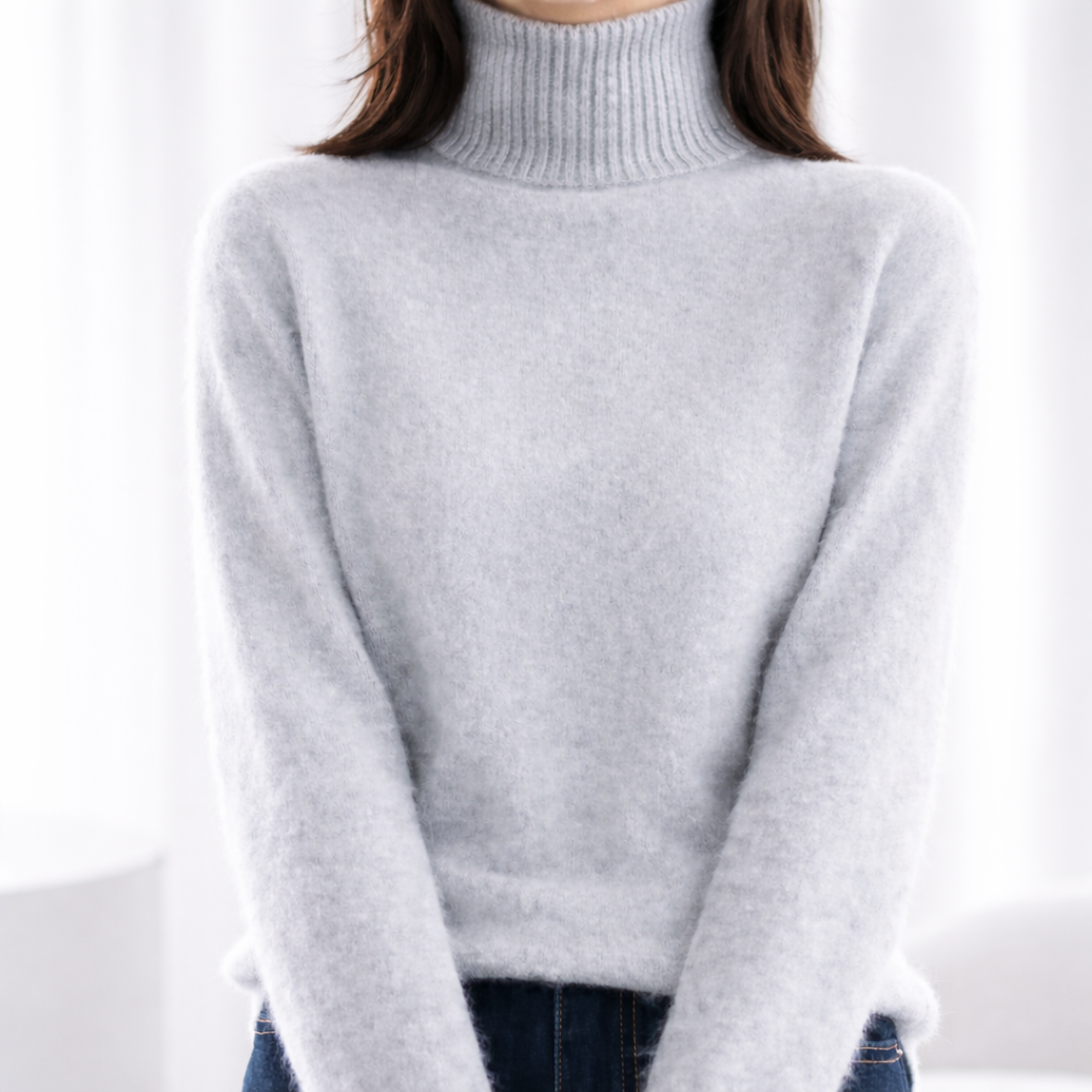 Emily ribbed turtleneck jumper – image 4