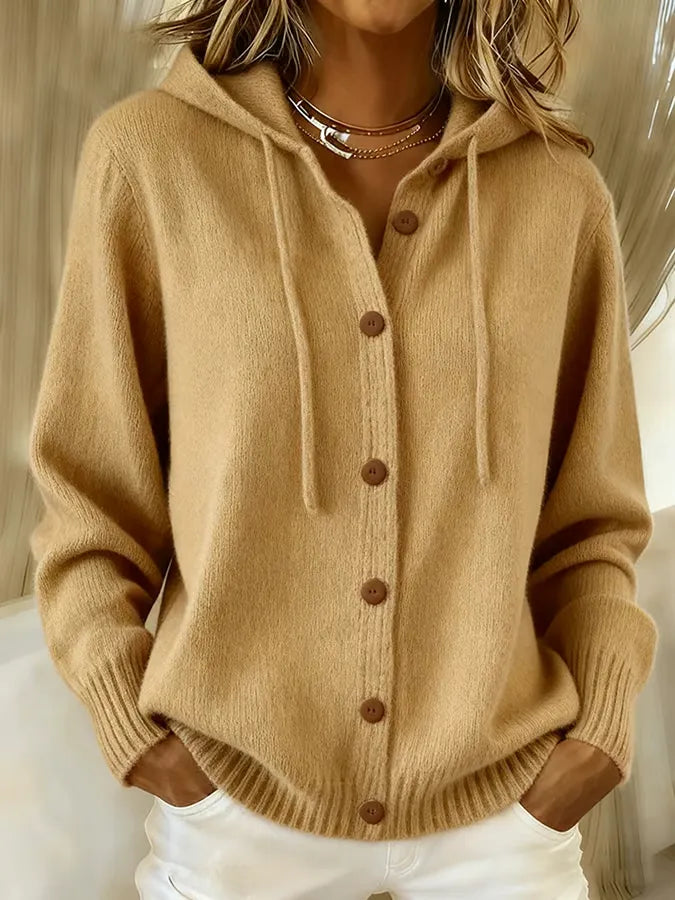 Isla hooded knit cardigan – image 3