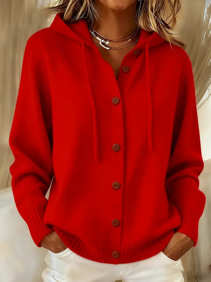 Isla hooded knit cardigan – image 5