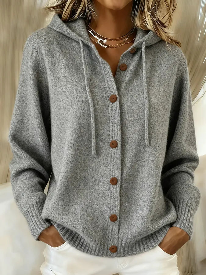 Isla hooded knit cardigan – image 6