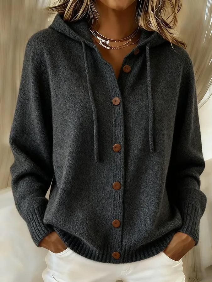 Isla hooded knit cardigan – image 7