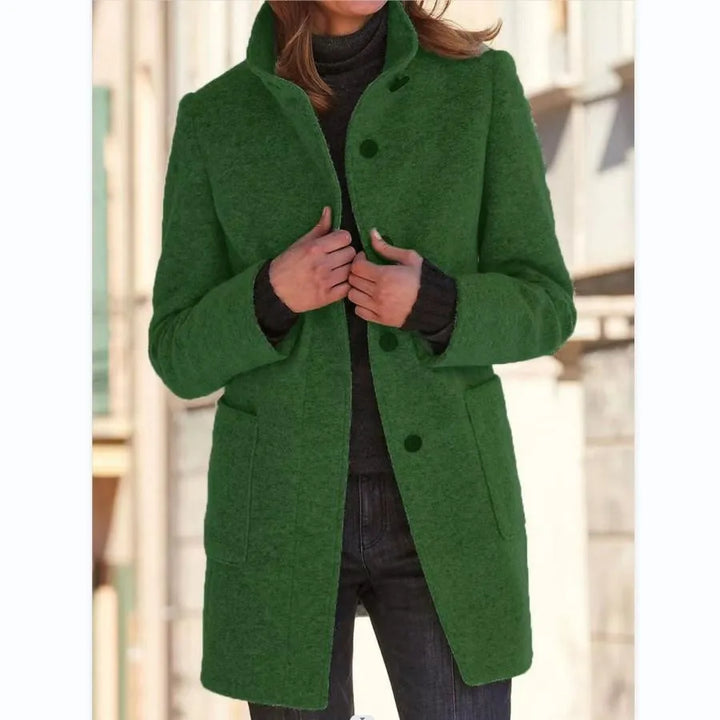 Edie roll neck wool coat – image 5