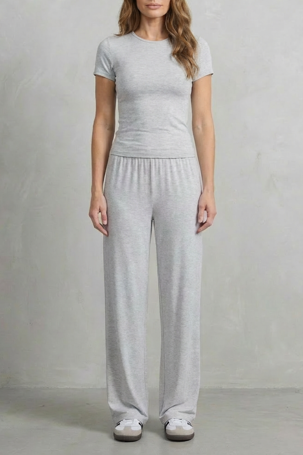 Tilda fitted top and wide leg trouser set – image 23