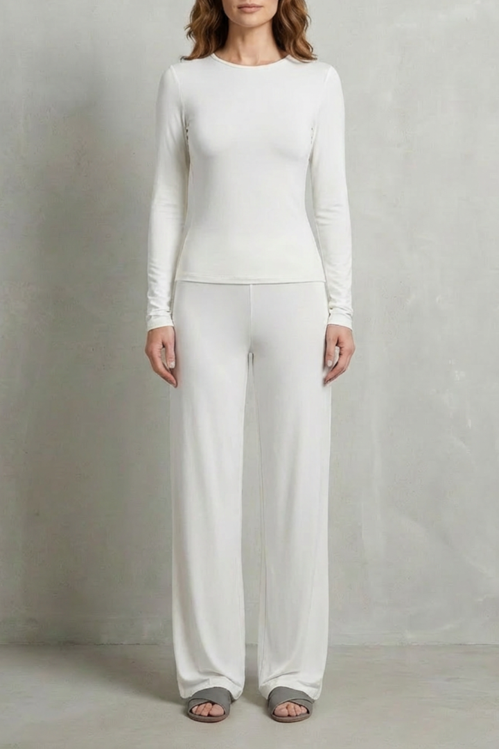Tilda fitted top and wide leg trouser set – image 9