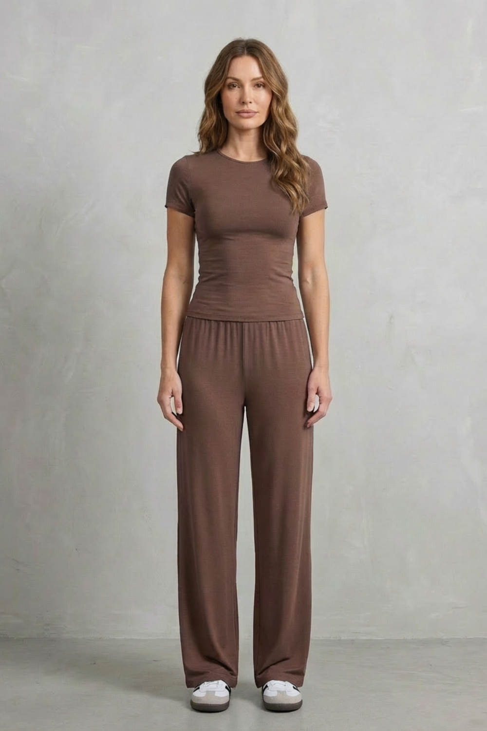 Tilda fitted top and wide leg trouser set – image 16