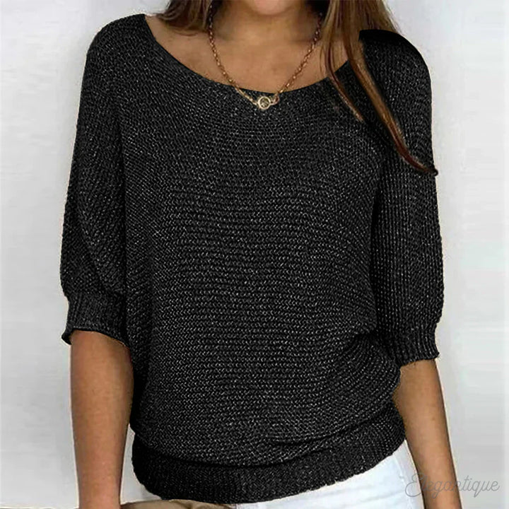 Liliana cross knit jumper – image 3