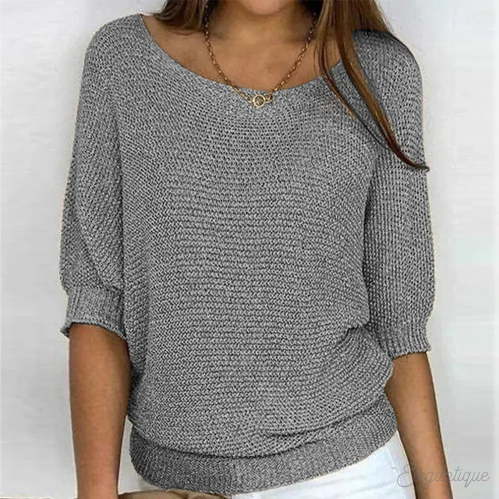 Liliana cross knit jumper – image 7