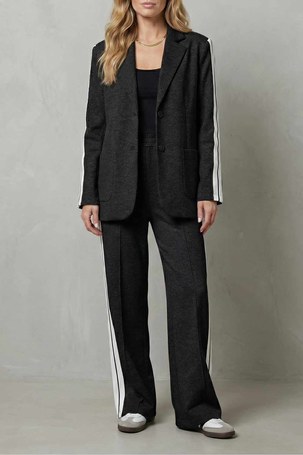 Rosamund side stripe blazer and trouser set – image 9