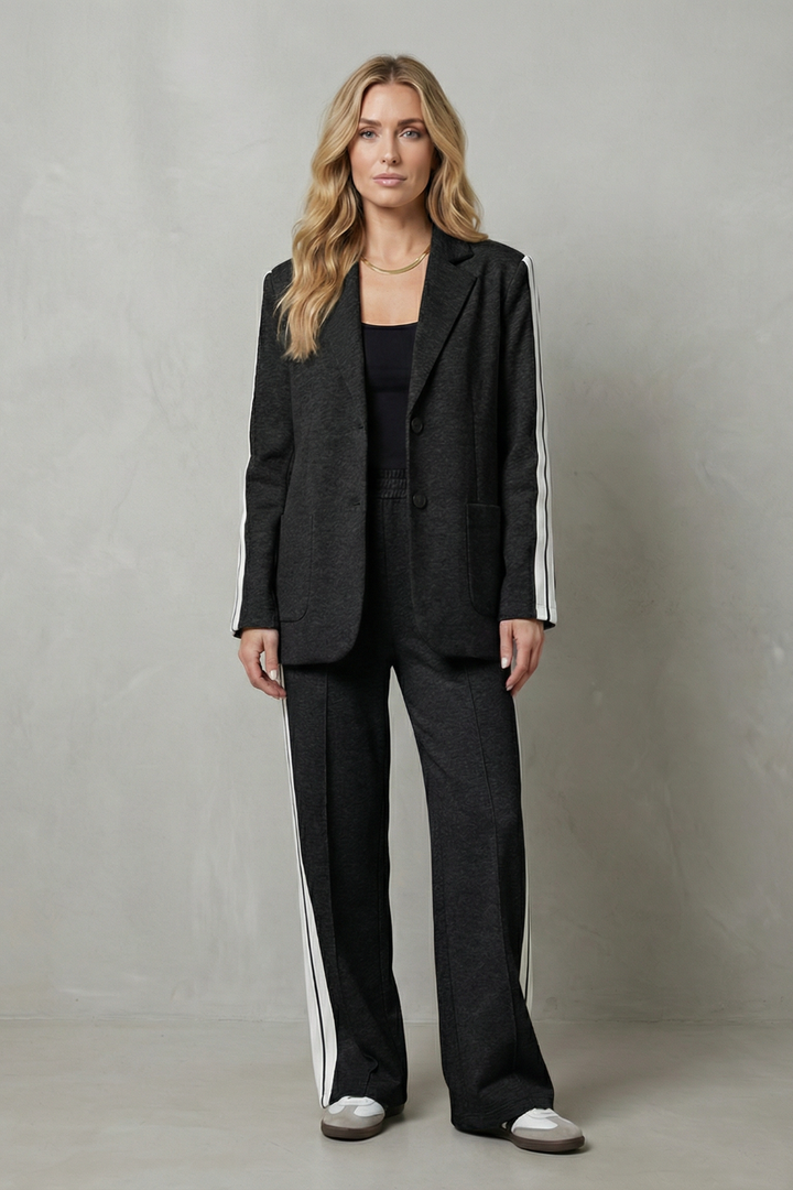 Rosamund side stripe blazer and trouser set – image 10