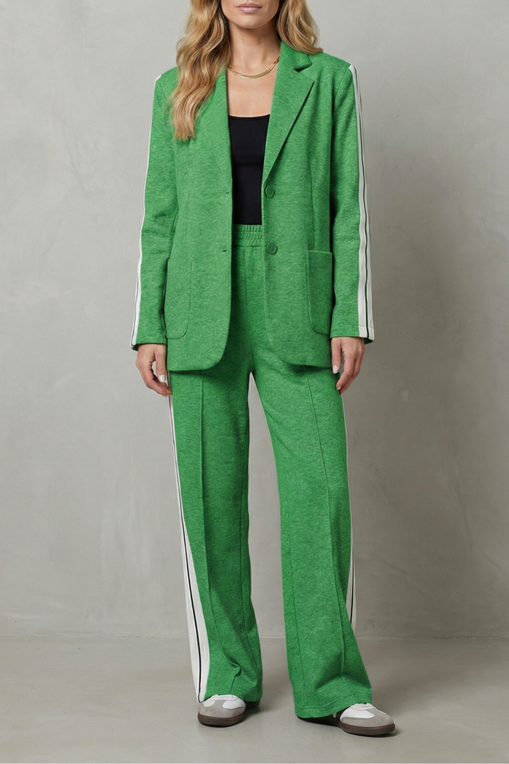 Rosamund side stripe blazer and trouser set – image 13