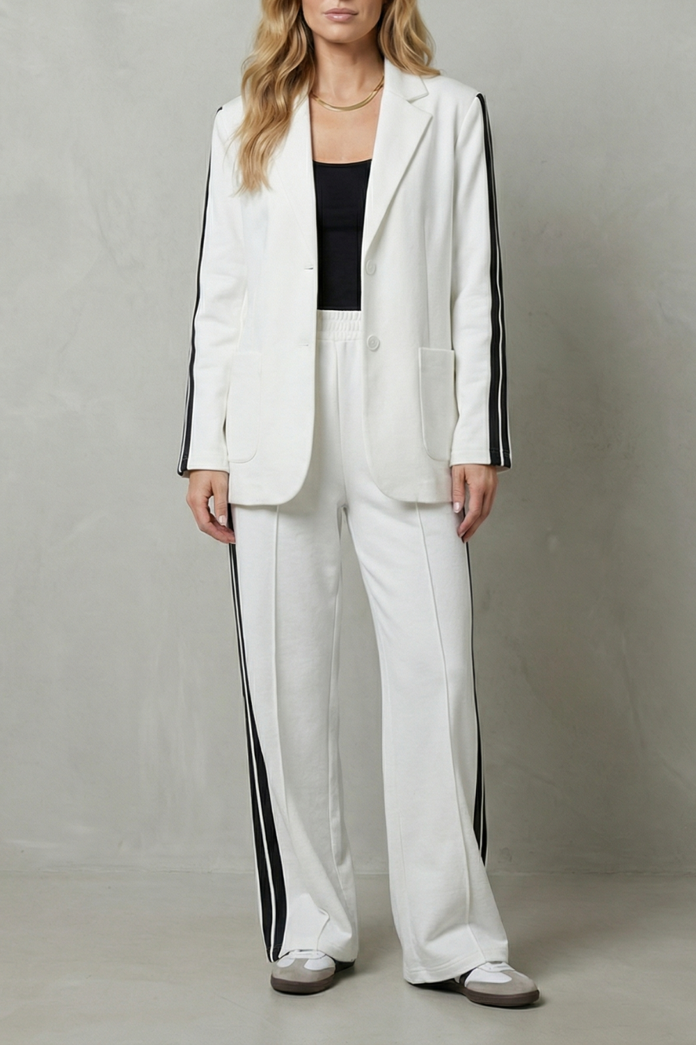 Rosamund side stripe blazer and trouser set – image 7