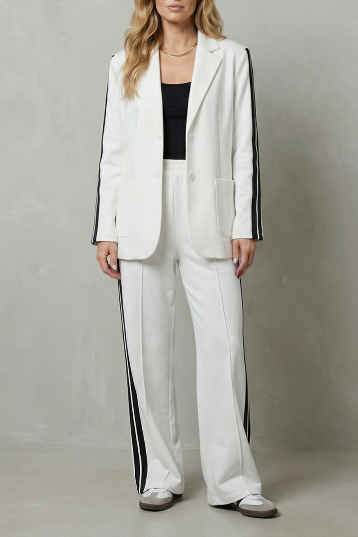 Rosamund side stripe blazer and trouser set – image 7