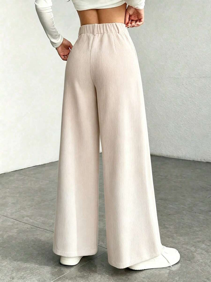 Ingrid high waist corduroy wide leg trousers – image 14