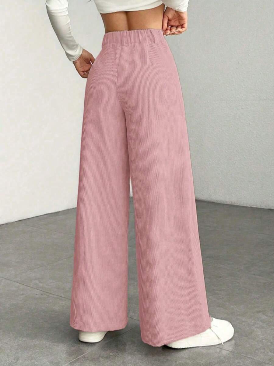 Ingrid high waist corduroy wide leg trousers – image 18