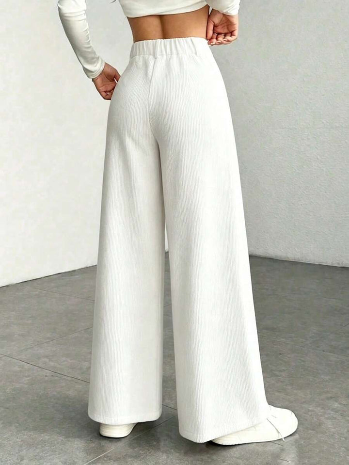 Ingrid high waist corduroy wide leg trousers – image 20