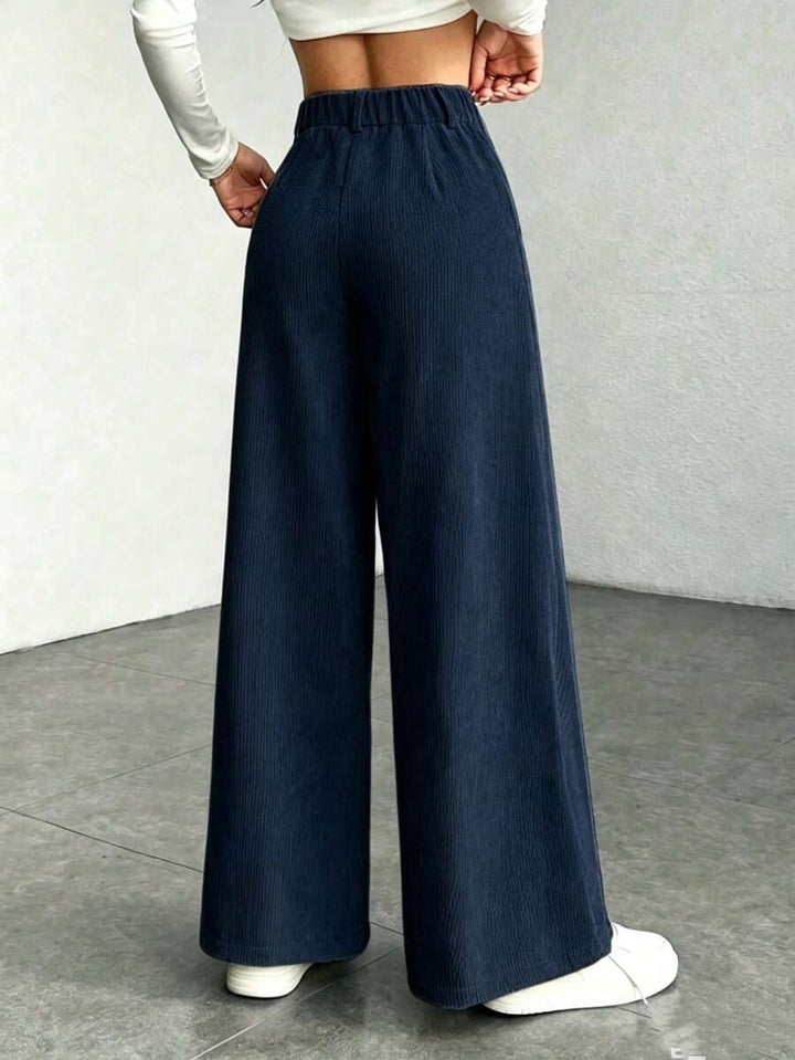 Ingrid high waist corduroy wide leg trousers – image 22