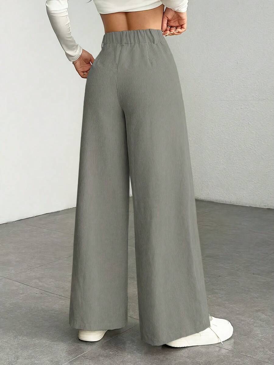 Ingrid high waist corduroy wide leg trousers – image 6