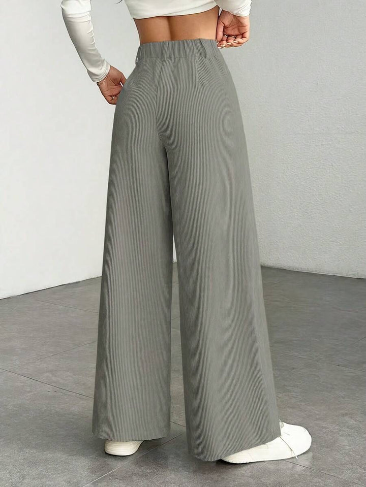 Ingrid high waist corduroy wide leg trousers – image 6