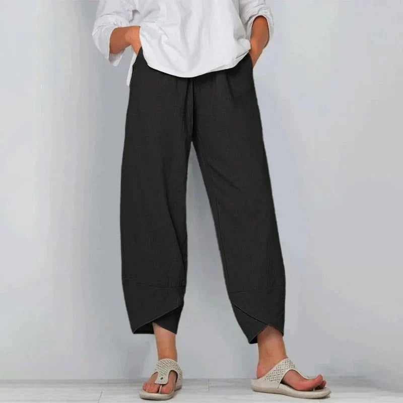 Laura wide leg cropped trousers – image 2