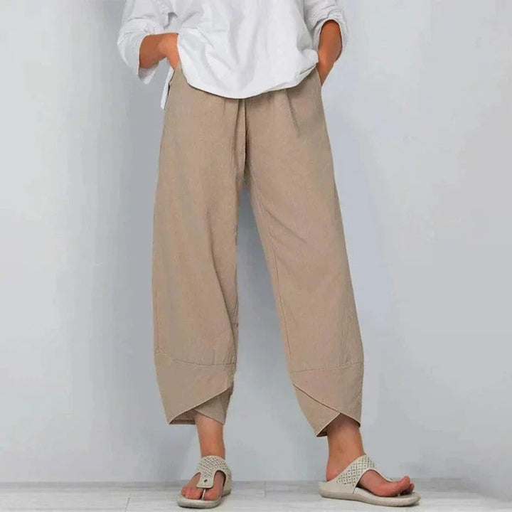 Laura wide leg cropped trousers