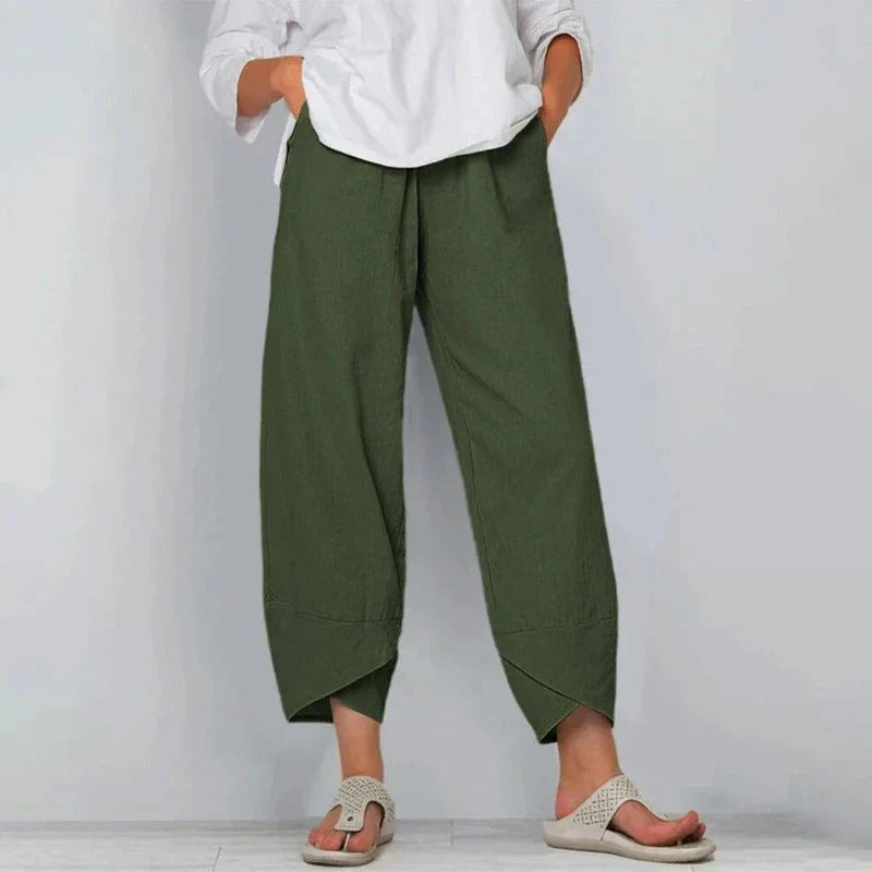 Laura wide leg cropped trousers – image 5