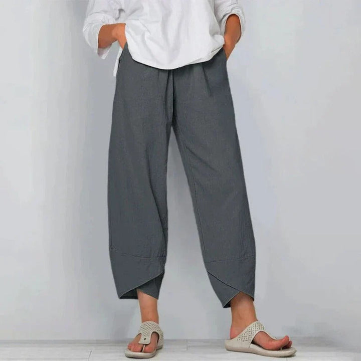 Laura wide leg cropped trousers – image 3