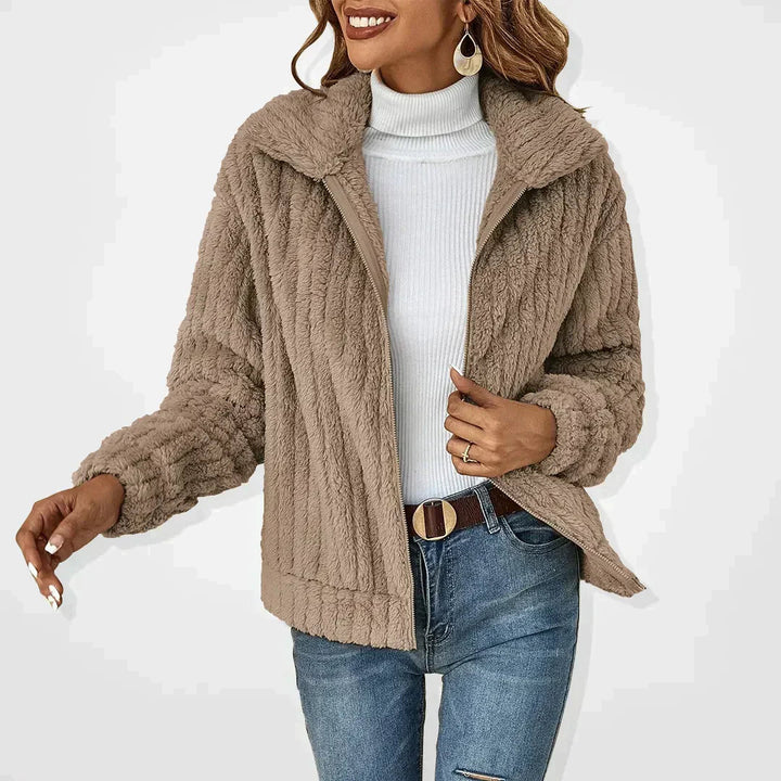 Bea plush fluffy cardigan