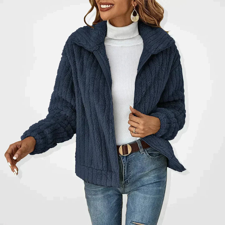 Bea plush fluffy cardigan – image 4