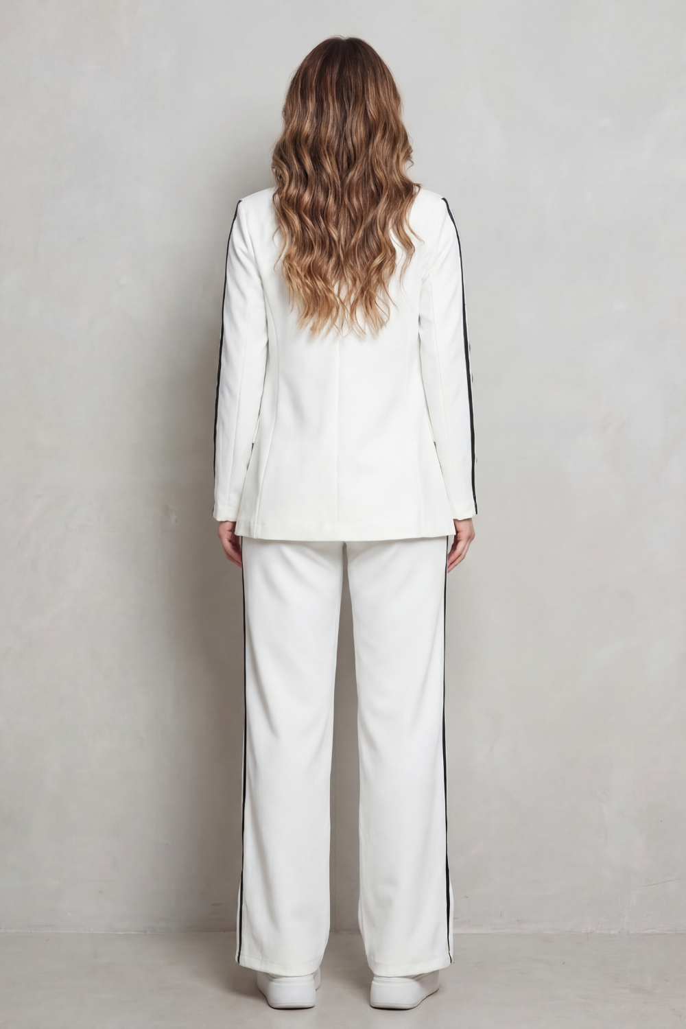 Saskia striped blazer and wide leg trousers set – image 4