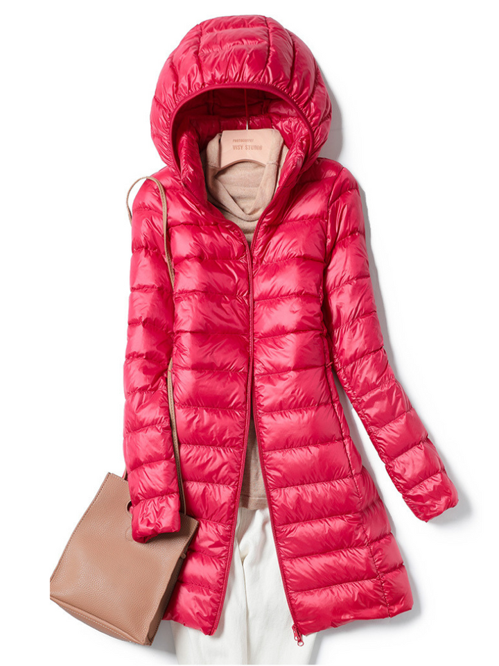 Kittie lightweight hooded puffer coat – image 4
