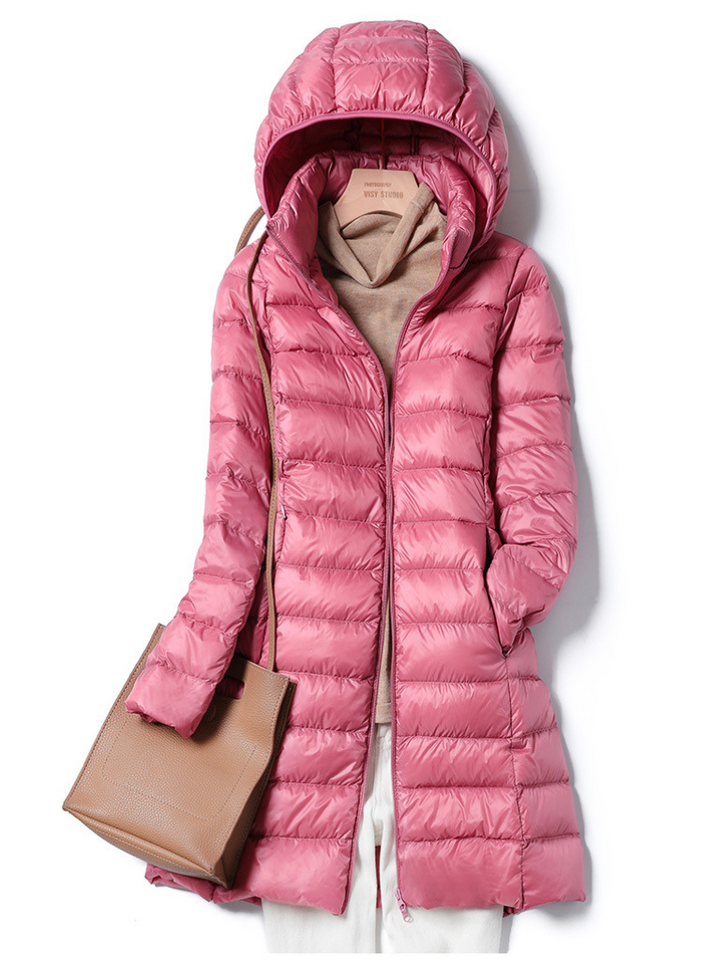 Kittie lightweight hooded puffer coat – image 6