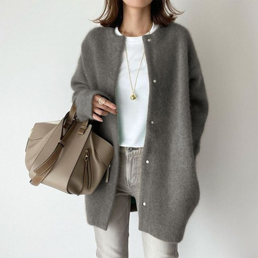 Margery long sleeve button knit cardigan – image 4