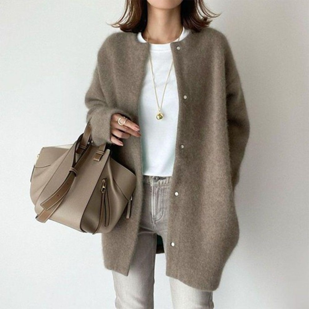 Margery long sleeve button knit cardigan – image 5