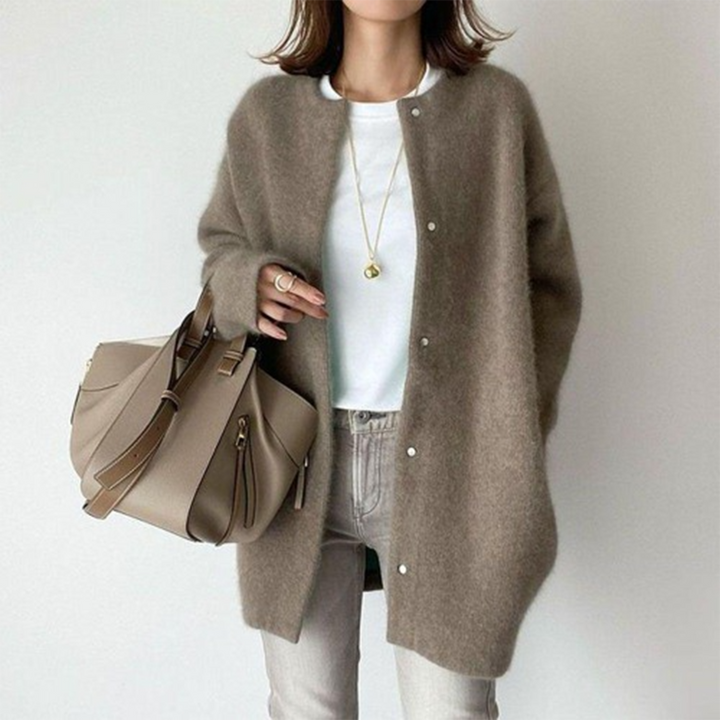 Margery long sleeve button knit cardigan – image 5