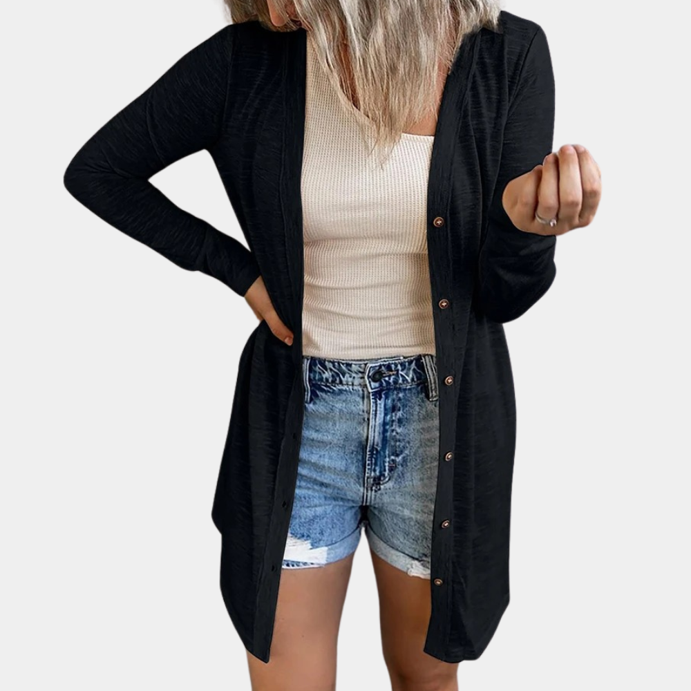 Libby lightweight fine knit cardigan sweater