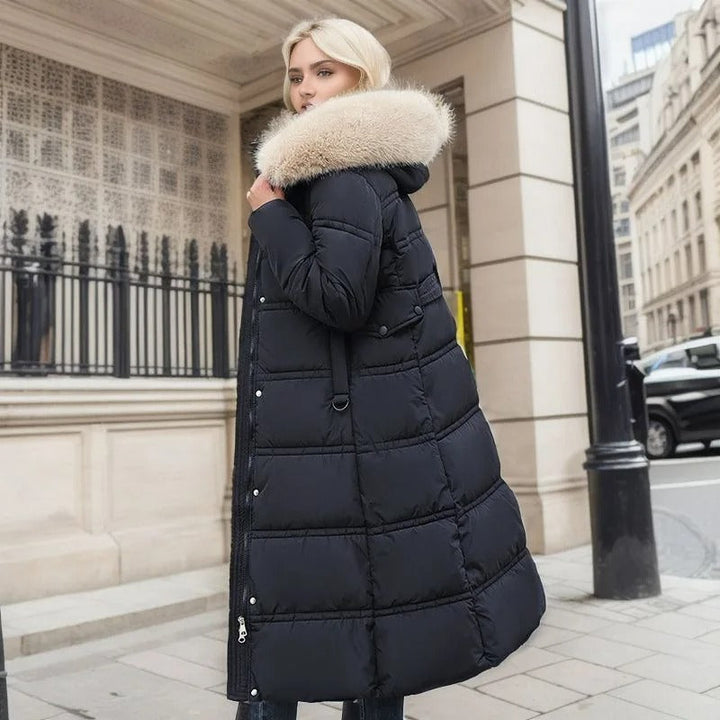 Dorinda faux fur collar winter coat – image 12
