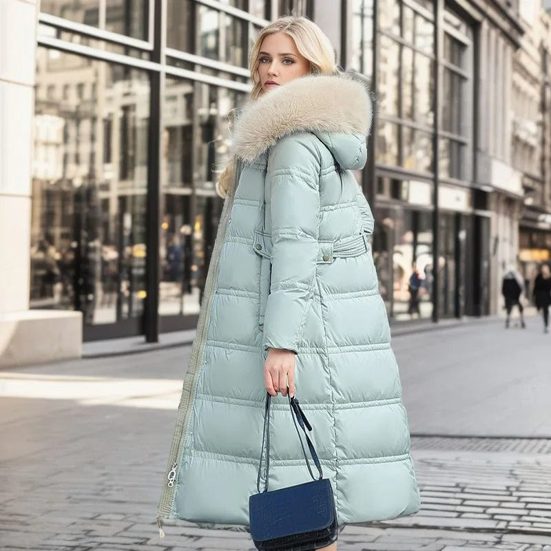 Dorinda faux fur collar winter coat – image 13