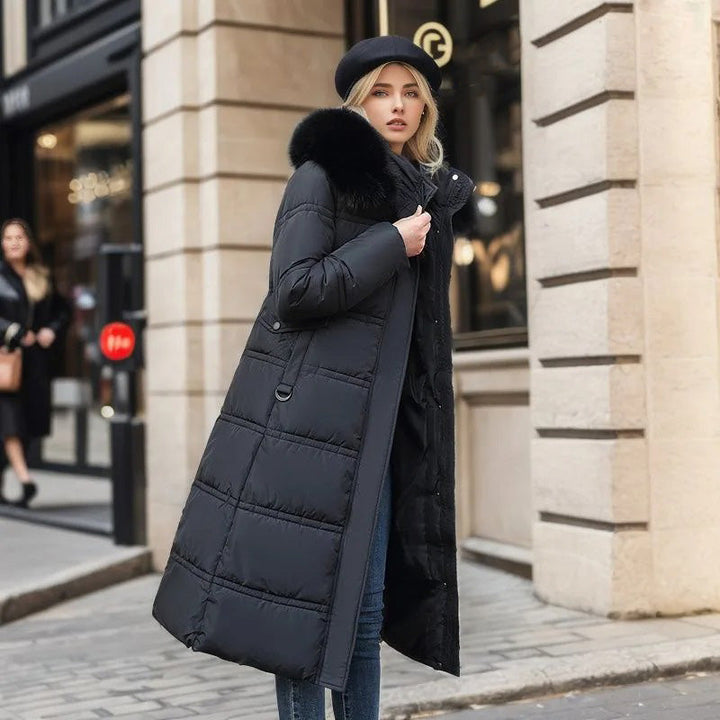 Dorinda faux fur collar winter coat – image 15