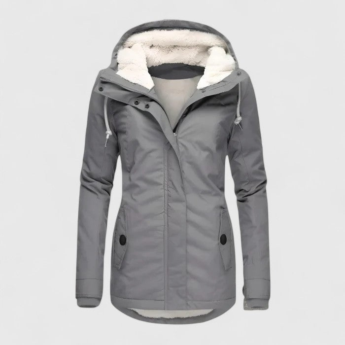 Nessa slim fit hooded puffer coat – image 6