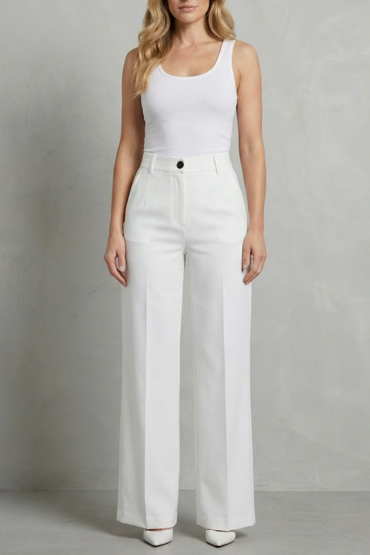 Wilma high waisted straight leg trousers