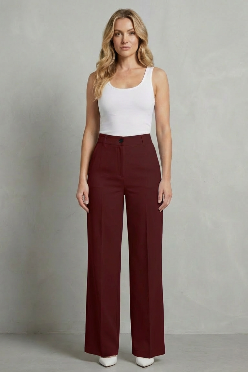 Wilma high waisted straight leg trousers – image 10