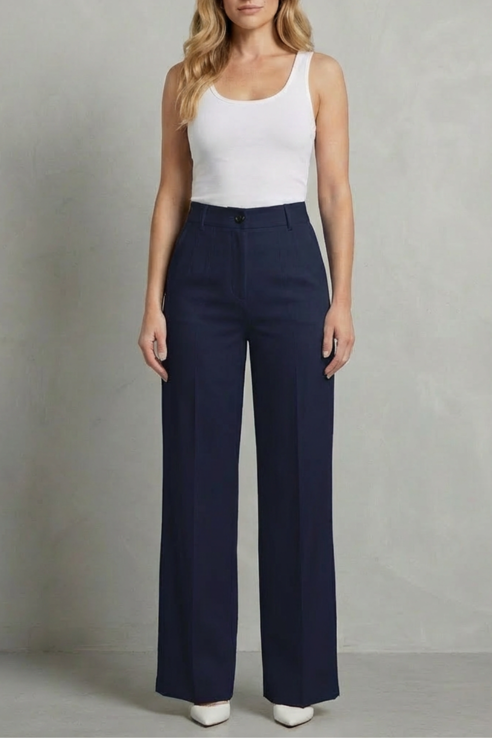 Wilma high waisted straight leg trousers – image 11