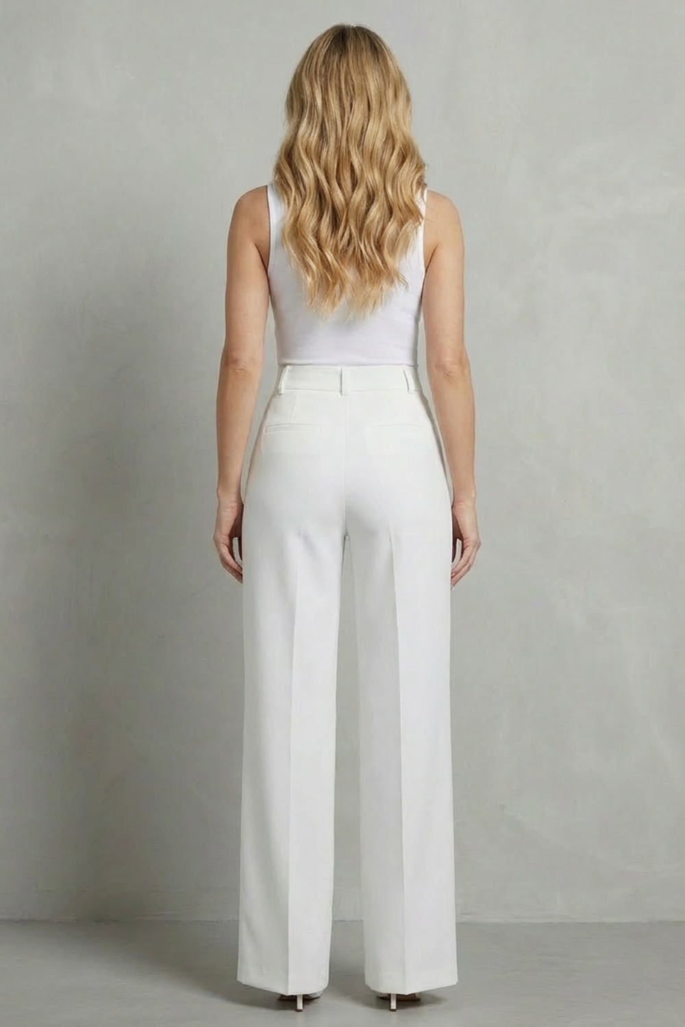 Wilma high waisted straight leg trousers – image 4