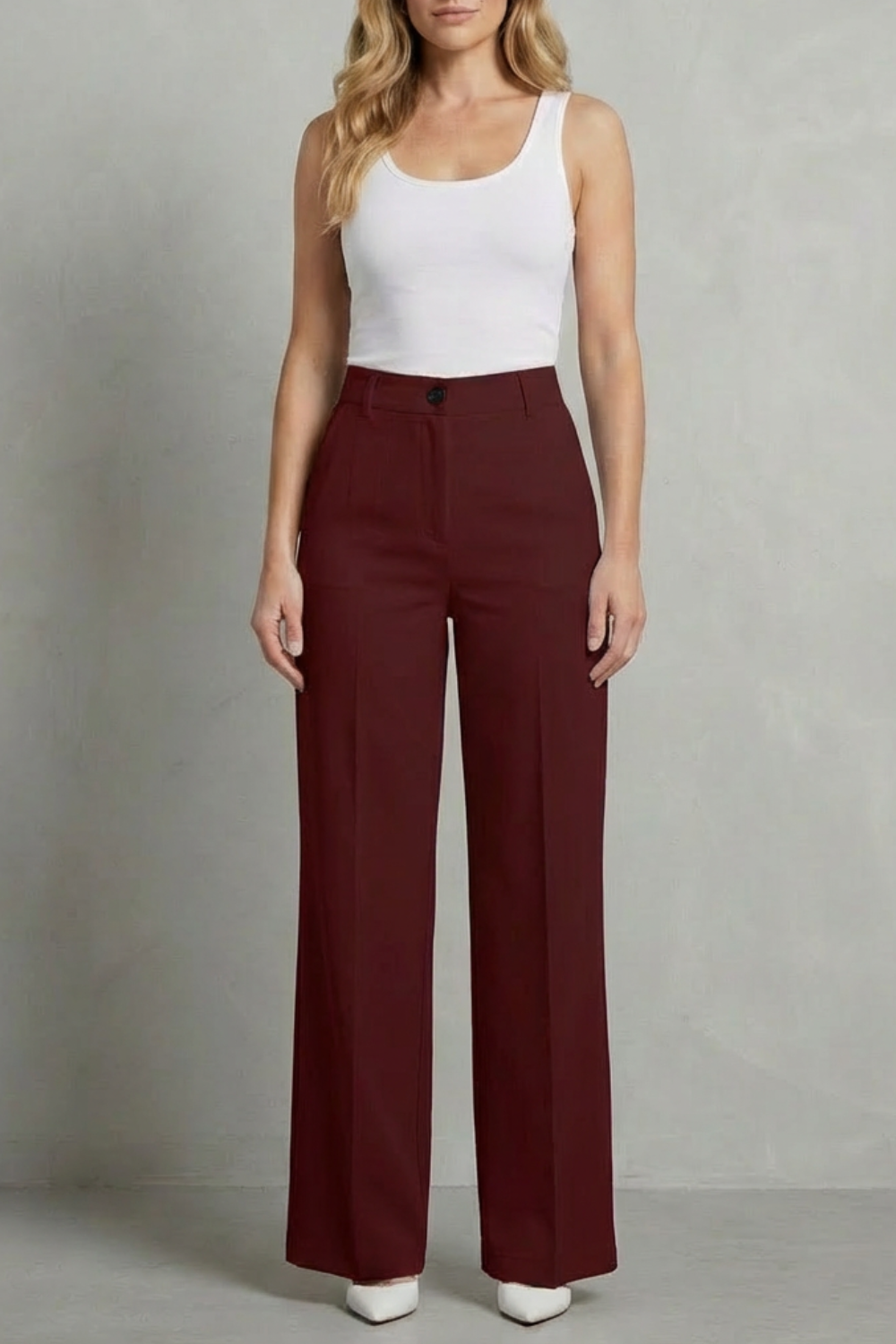 Wilma high waisted straight leg trousers – image 9