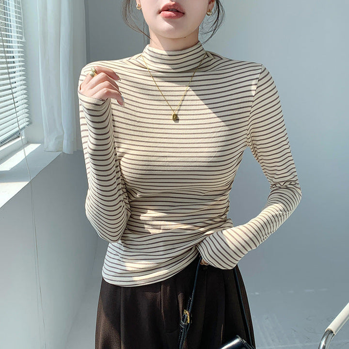 Kerra fitted stretch turtleneck top – image 8