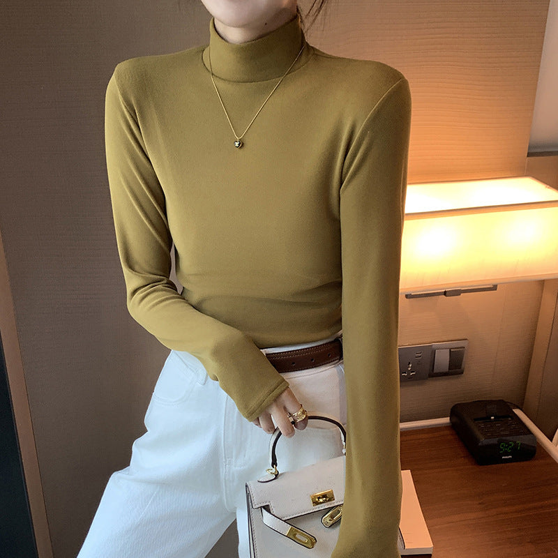 Jenna fitted roll neck long sleeve top – image 7