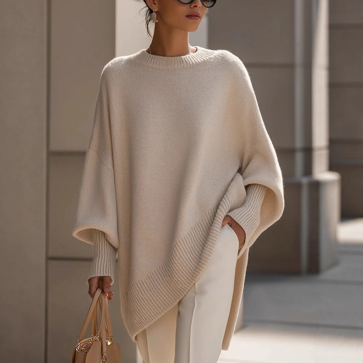 Glenys oversized knit poncho jumper