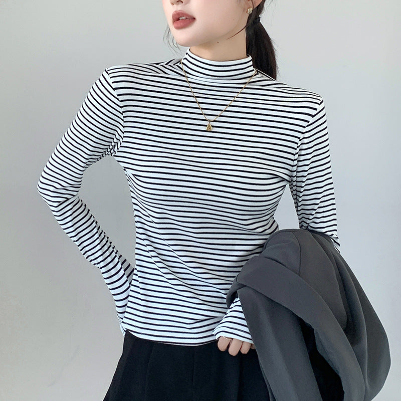 Kerra fitted stretch turtleneck top – image 7